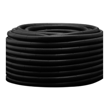ท่ออ่อน เส้นผ่านศูนย์กลาง 32 มม. ยาว 50 ม. สีดำ UPC 1132CM BK CORRUGATED CONDUIT_1